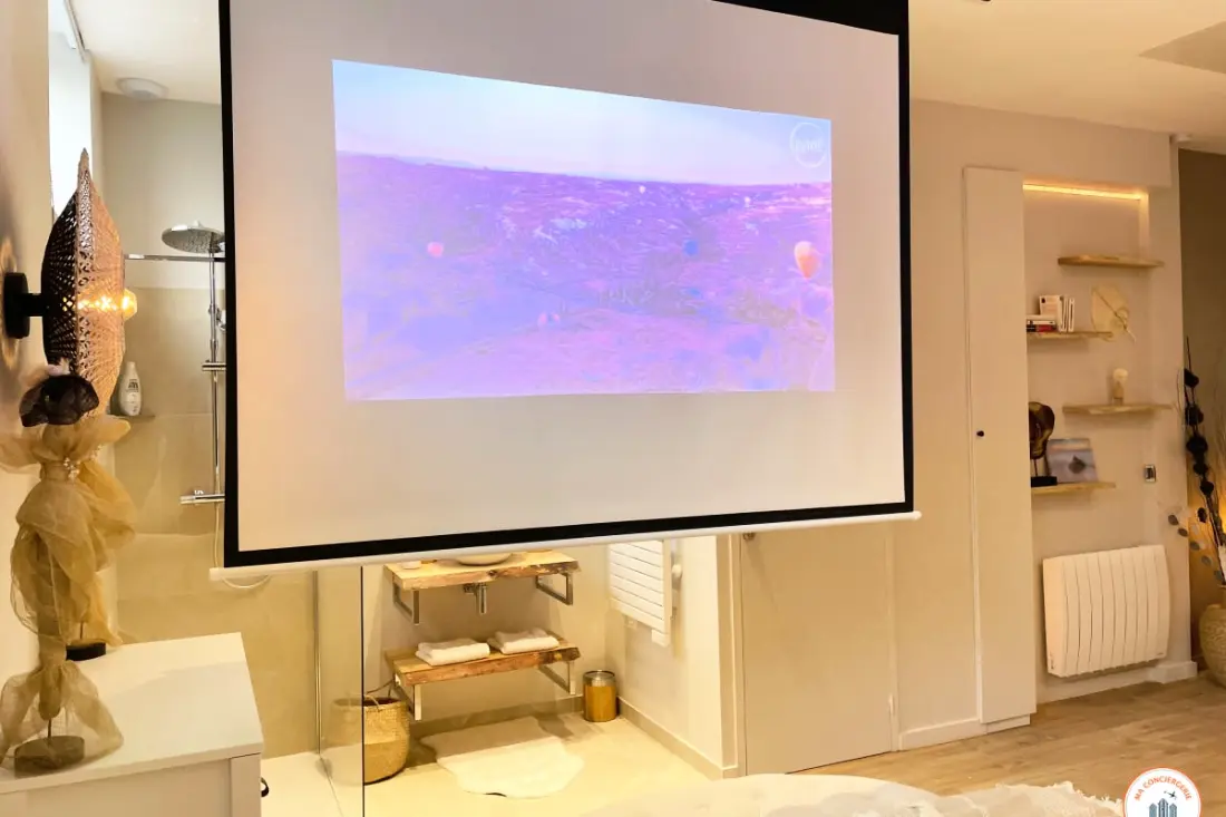 ⚪the Pearl - Jacuzzi Spa, Vidéoprojecteur, Patio, Parking