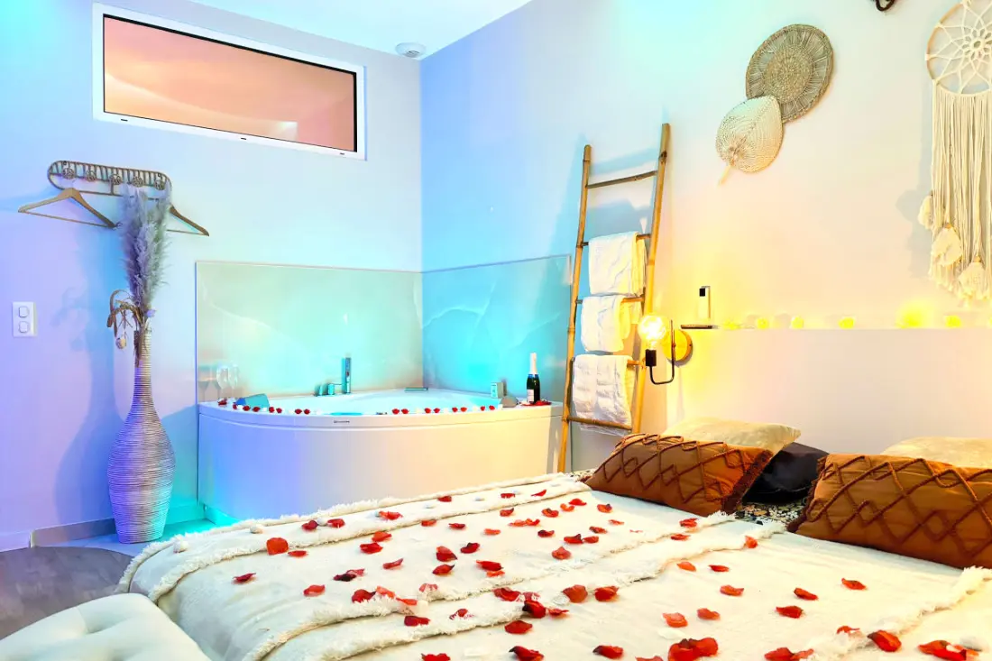 ⚪the Pearl - Jacuzzi Spa, Vidéoprojecteur, Patio, Parking