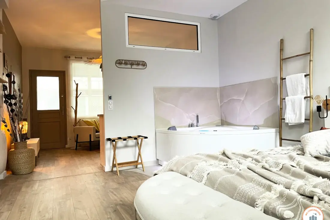 ⚪the Pearl - Jacuzzi Spa, Vidéoprojecteur, Patio, Parking