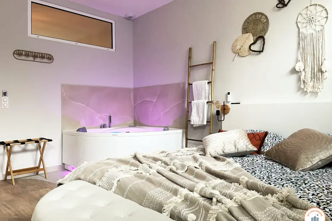 ⚪the Pearl - Jacuzzi Spa, Vidéoprojecteur, Patio, Parking