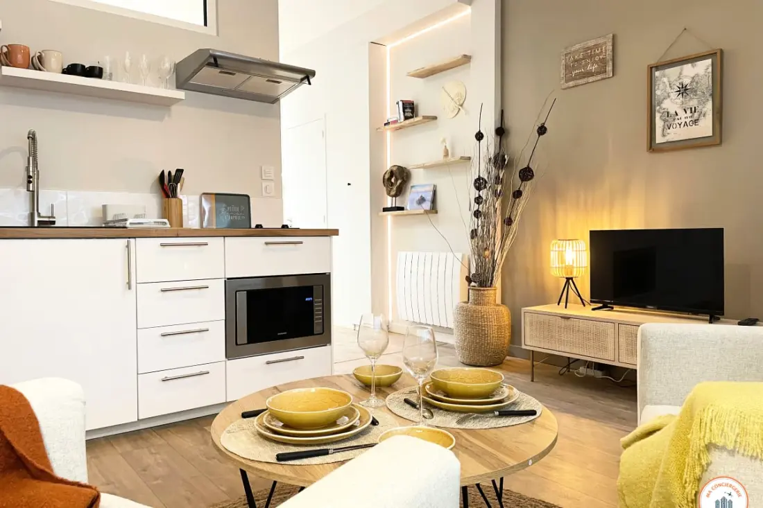 ⚪the Pearl - Jacuzzi Spa, Vidéoprojecteur, Patio, Parking