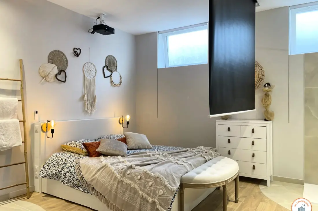 ⚪the Pearl - Jacuzzi Spa, Vidéoprojecteur, Patio, Parking