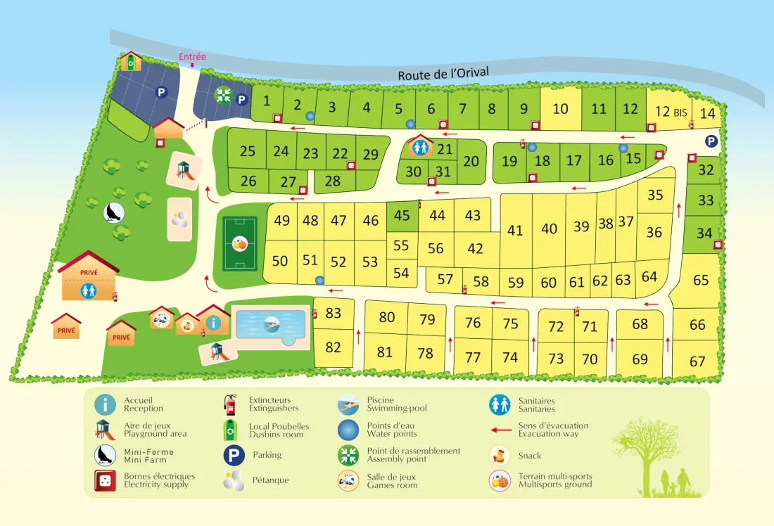 Camping de l'Orival 3 étoiles★★★