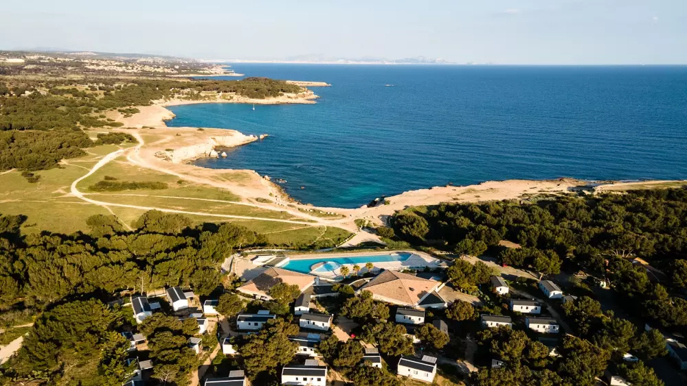 Camping L'Arquet Côte Bleue 41 étoiles★ - Plage