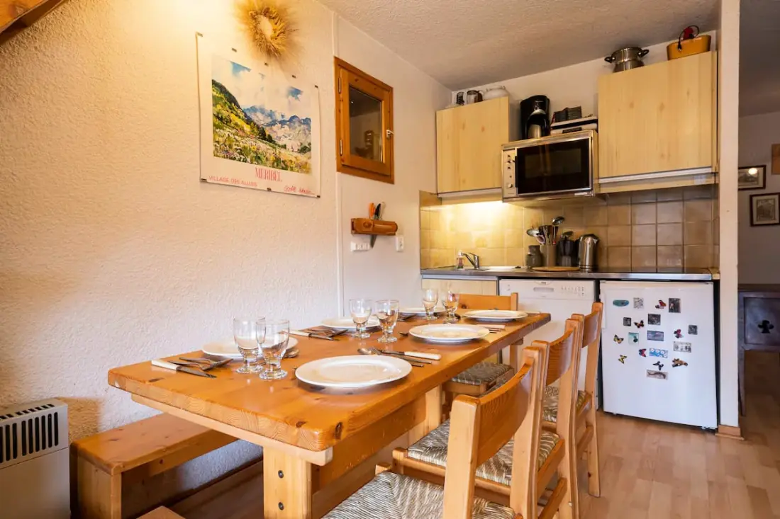 Grand Duplex à Méribel Village Avec Balcon