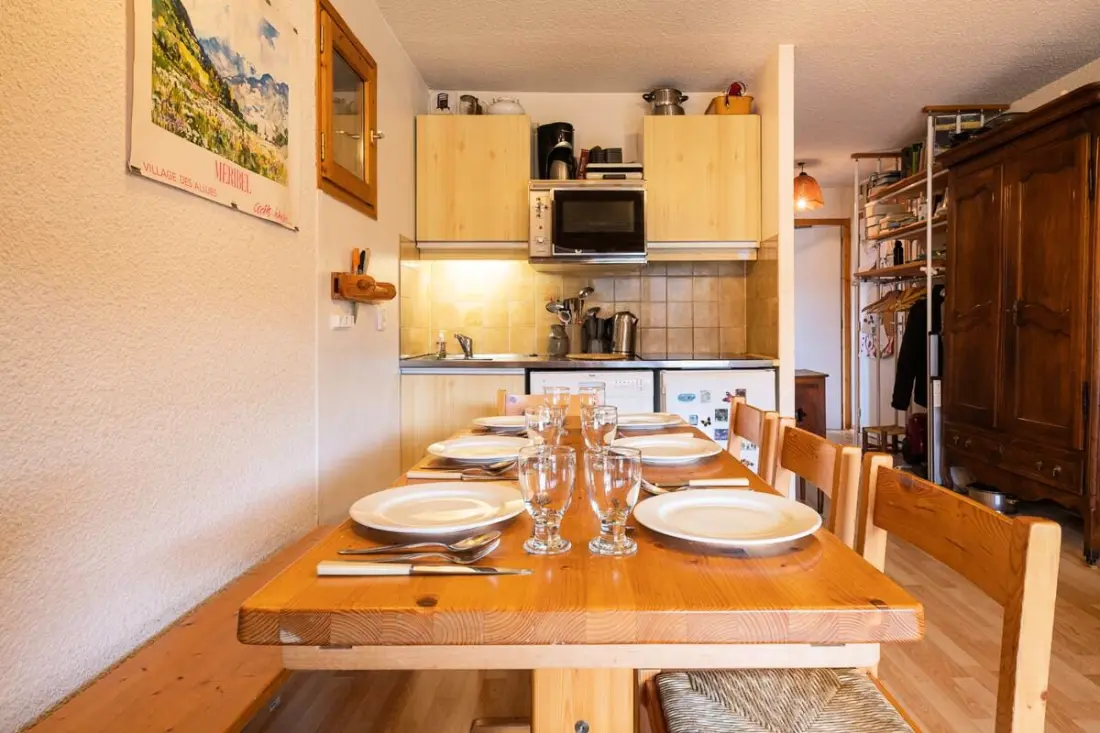 Grand Duplex à Méribel Village Avec Balcon
