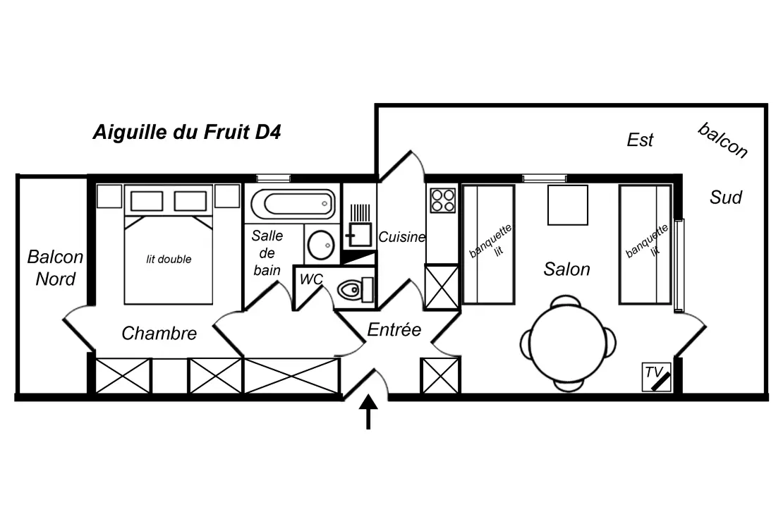 Résidence Aiguille Du Fruit Bas
