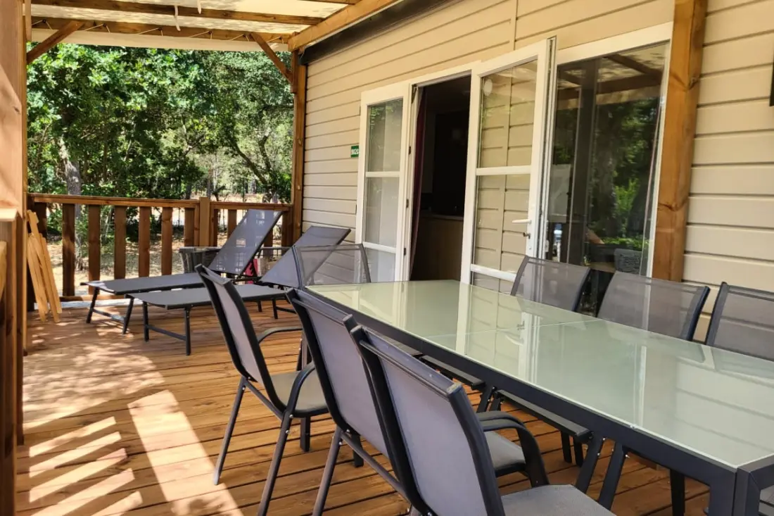 Résidence Camping Mimizan Plage - Charmant Mobilhome 3 Chambres