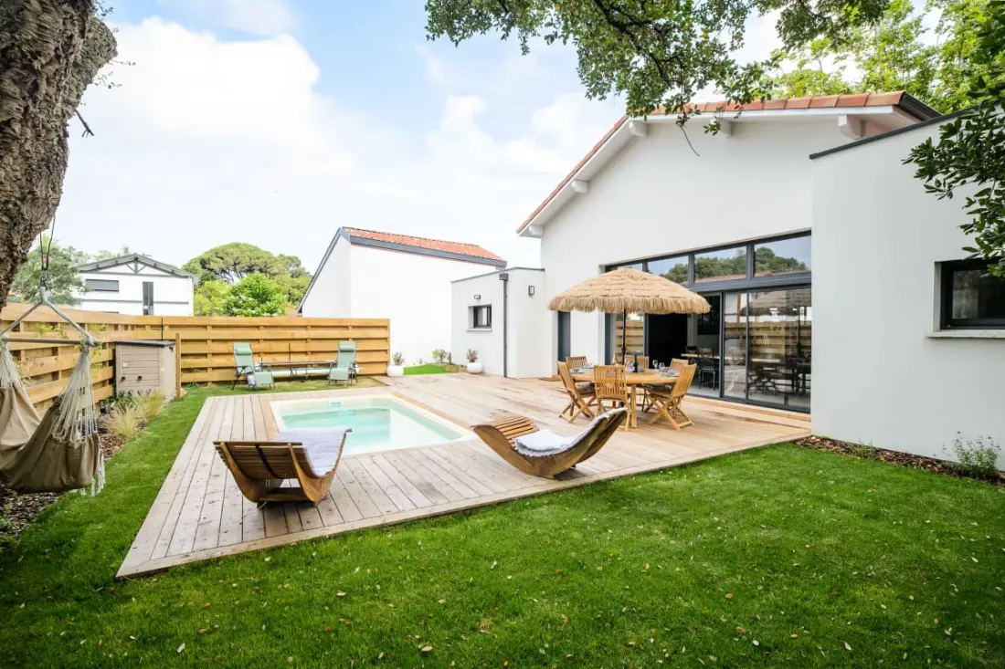 Villa Avec Terrasse Et Piscine Proche Océan
