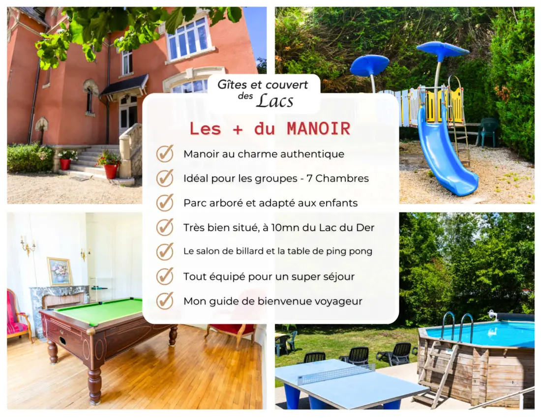Gîte de France Le manoir 3 épis