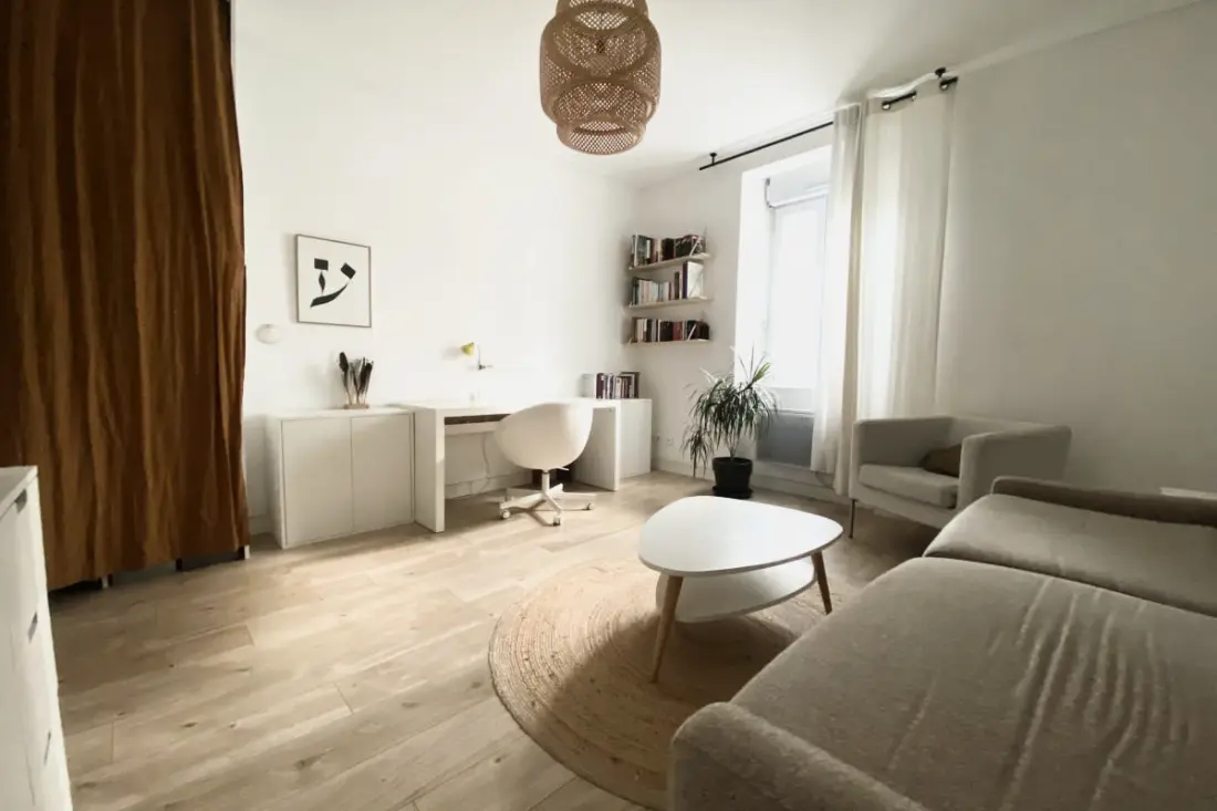 Studio Tranquille à Nantes, Idéal Pour Deux