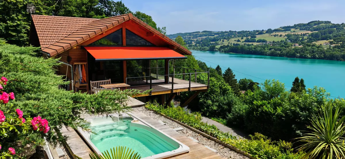 Seeblick Chalet Romantique Spa / Vue Lac - - Paladru - 1