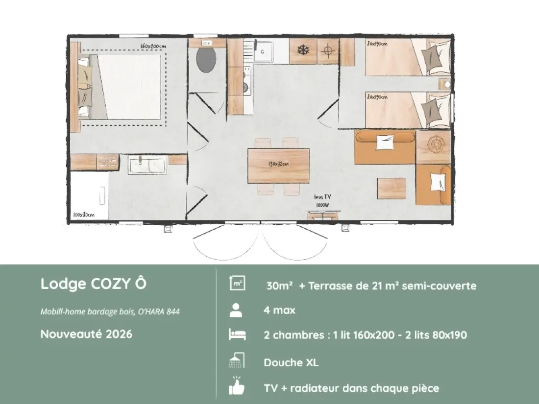 Camping maeva Respire Domaine de Mesqueau 4 étoiles★★★★