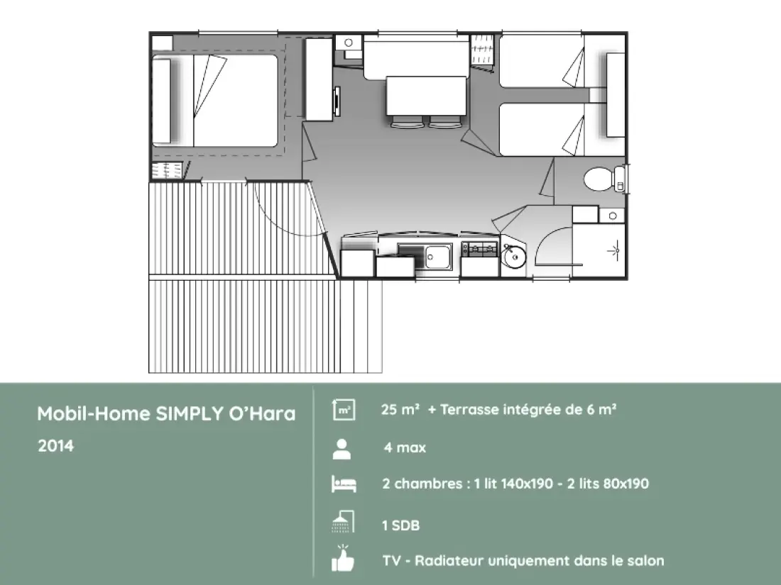 Camping maeva Respire Domaine de Mesqueau 4 étoiles★★★★