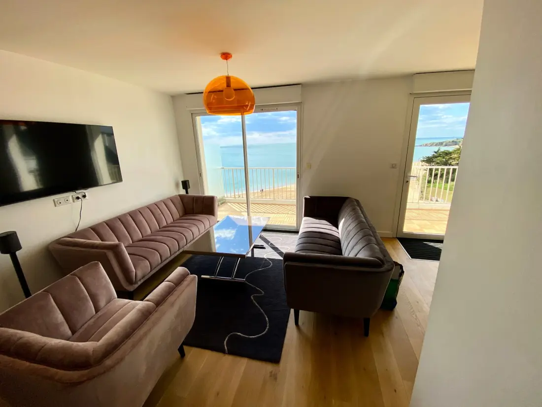 Résidence Appartement in Pornichet mit Großem Balkon und Meerblick