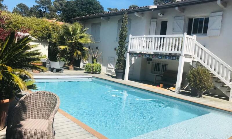 Superbe Villa Calme Avec Piscine Chauffée Et bains à remous à 300 M De La Plage - - Pyla sur Mer - 5