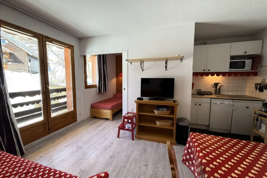Résidence Beau T2 4 Pers – Balcon, Piscine &amp; Sauna
