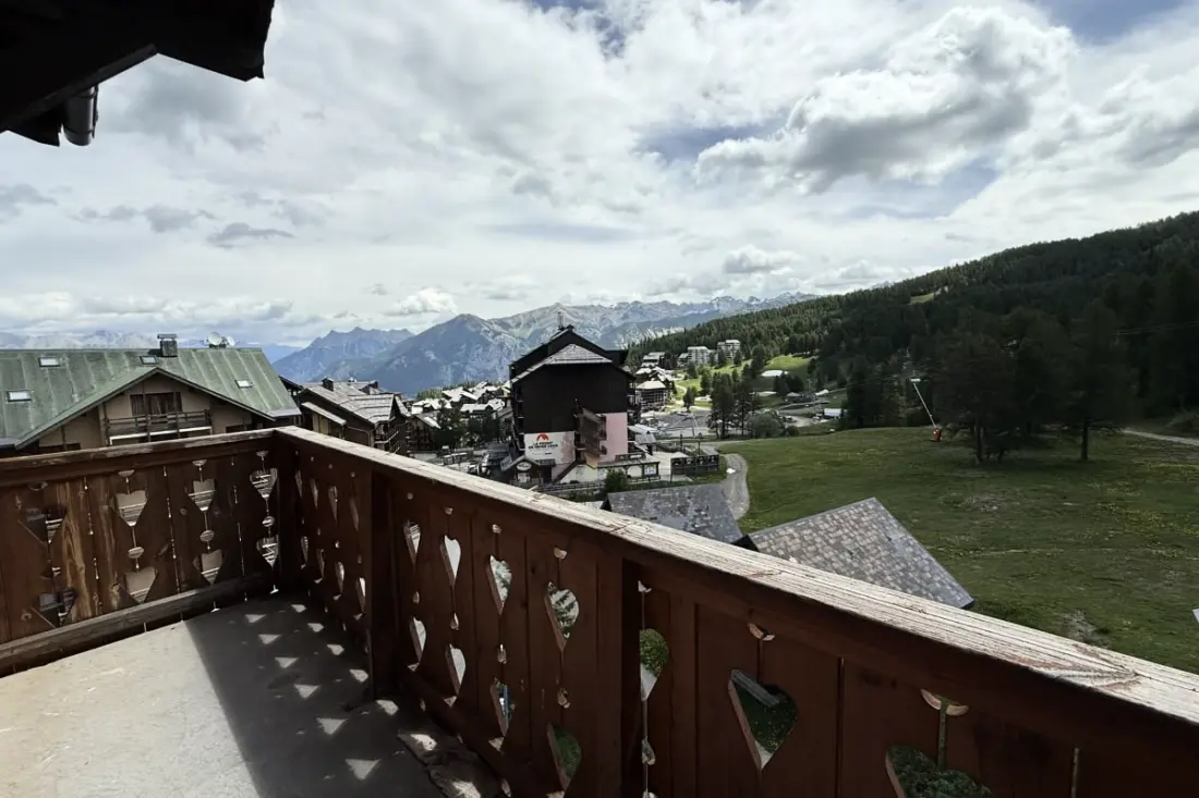 Résidence Risoul - Grand T4 Duplex  8 Pers • Vue Montagne