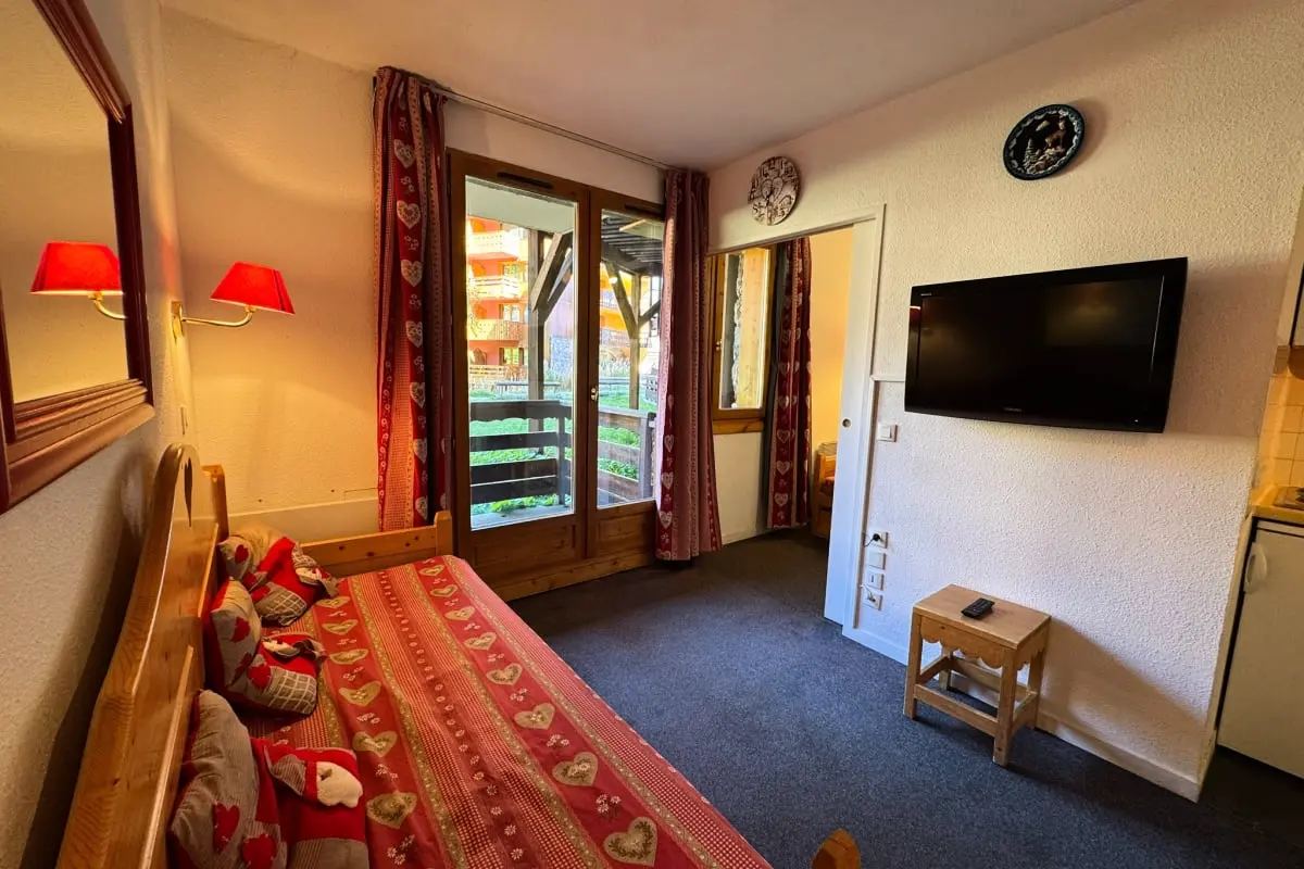 Résidence T2 6 Pers Risoul - Résidence Aldebaran - Rdc Avec Balcon Jardin - - Risoul - Ski - 1