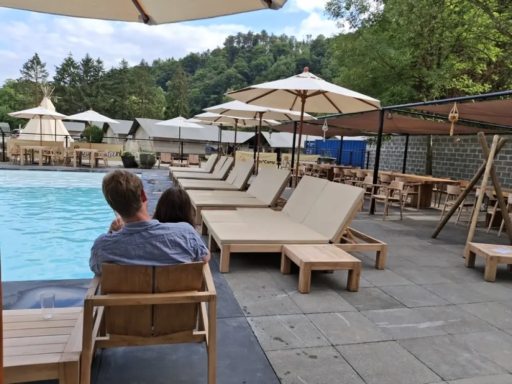 1-ouder camping Au Bord de l'Ourthe 2 étoiles★★