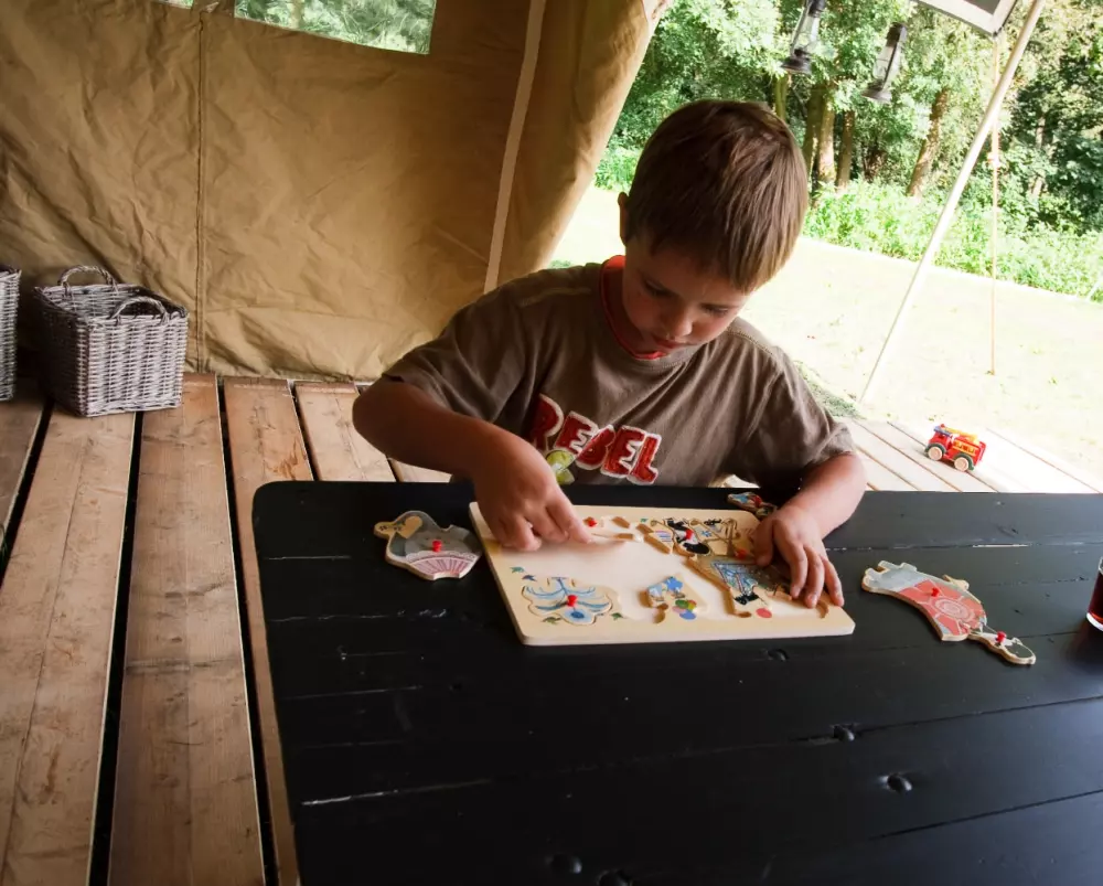 1-ouder camping Au Bord de l'Ourthe 2 étoiles★★