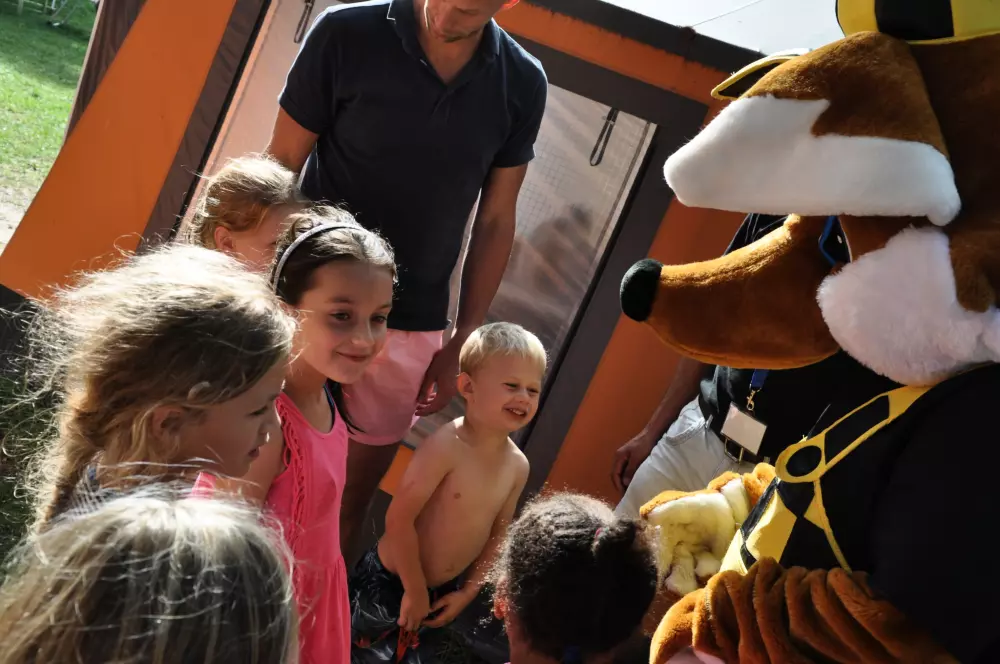 1-ouder camping Au Bord de l'Ourthe 2 étoiles★★