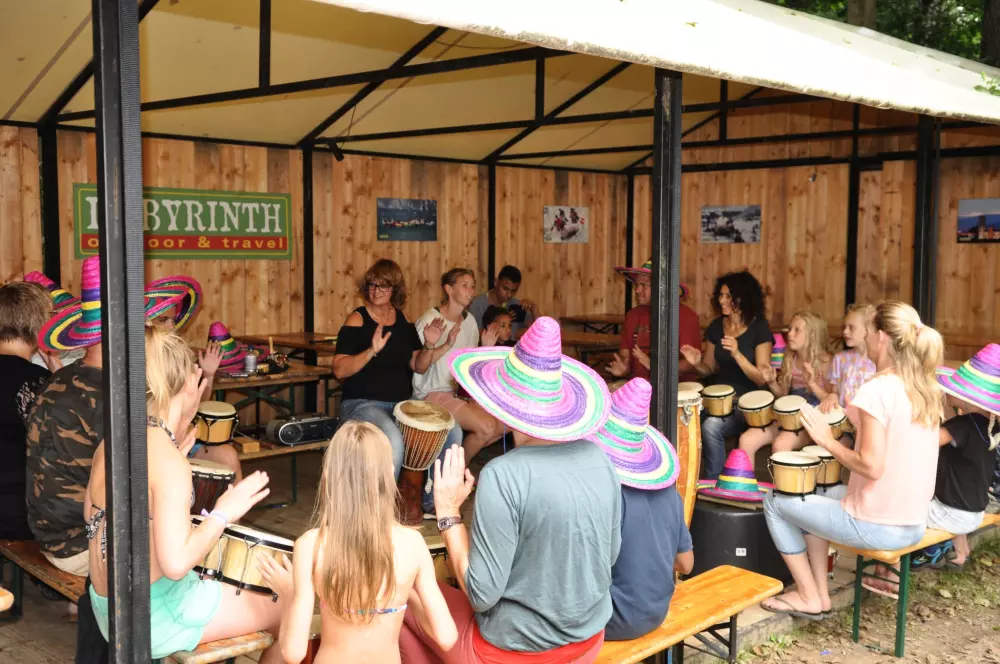 1-ouder camping Au Bord de l'Ourthe 2 étoiles★★