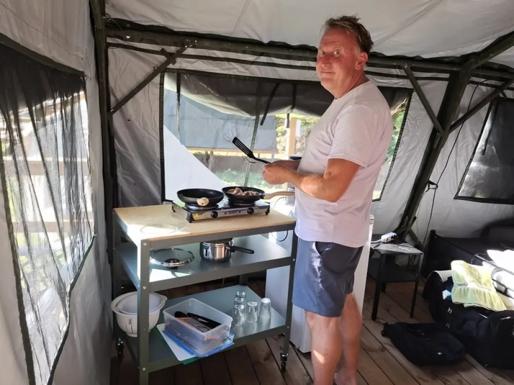 1-ouder camping Au Bord de l'Ourthe 2 étoiles★★