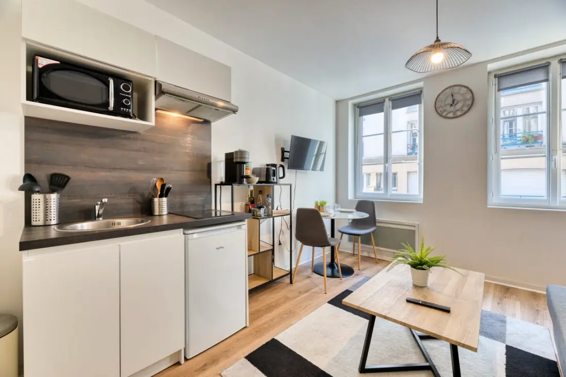 Le Thibaut : Studio Rénové Au Coeur De Rouen