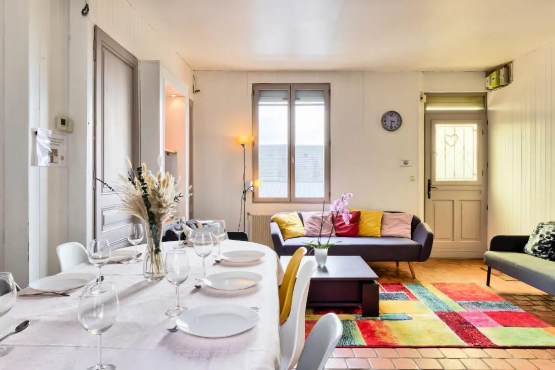Les Agapanthes, Jolie Maison De Ville à Rouen  Avec Extérieur, Terrasse