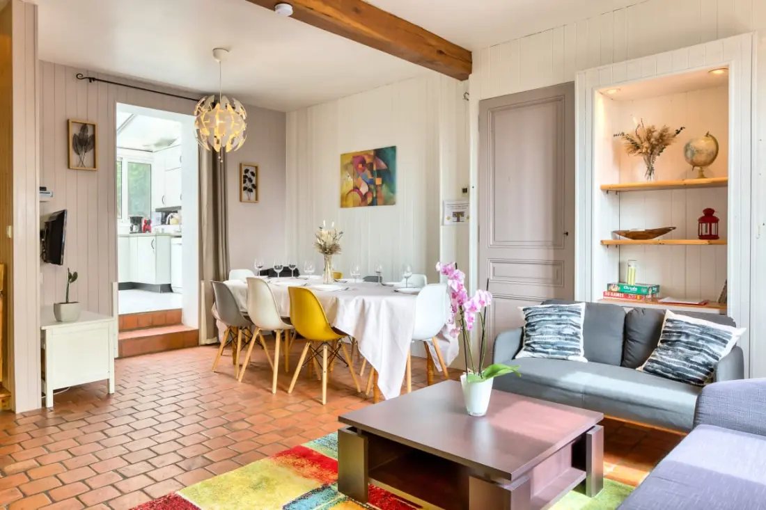Les Agapanthes, Jolie Maison De Ville à Rouen  Avec Extérieur, Terrasse