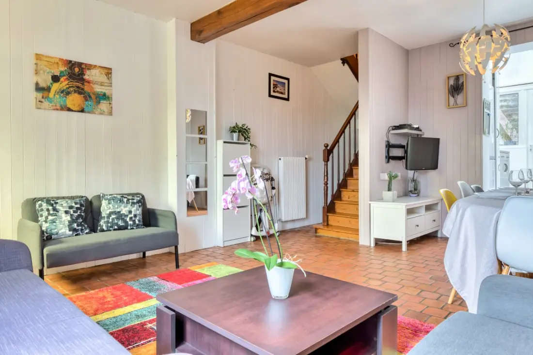 Les Agapanthes, Jolie Maison De Ville à Rouen  Avec Extérieur, Terrasse
