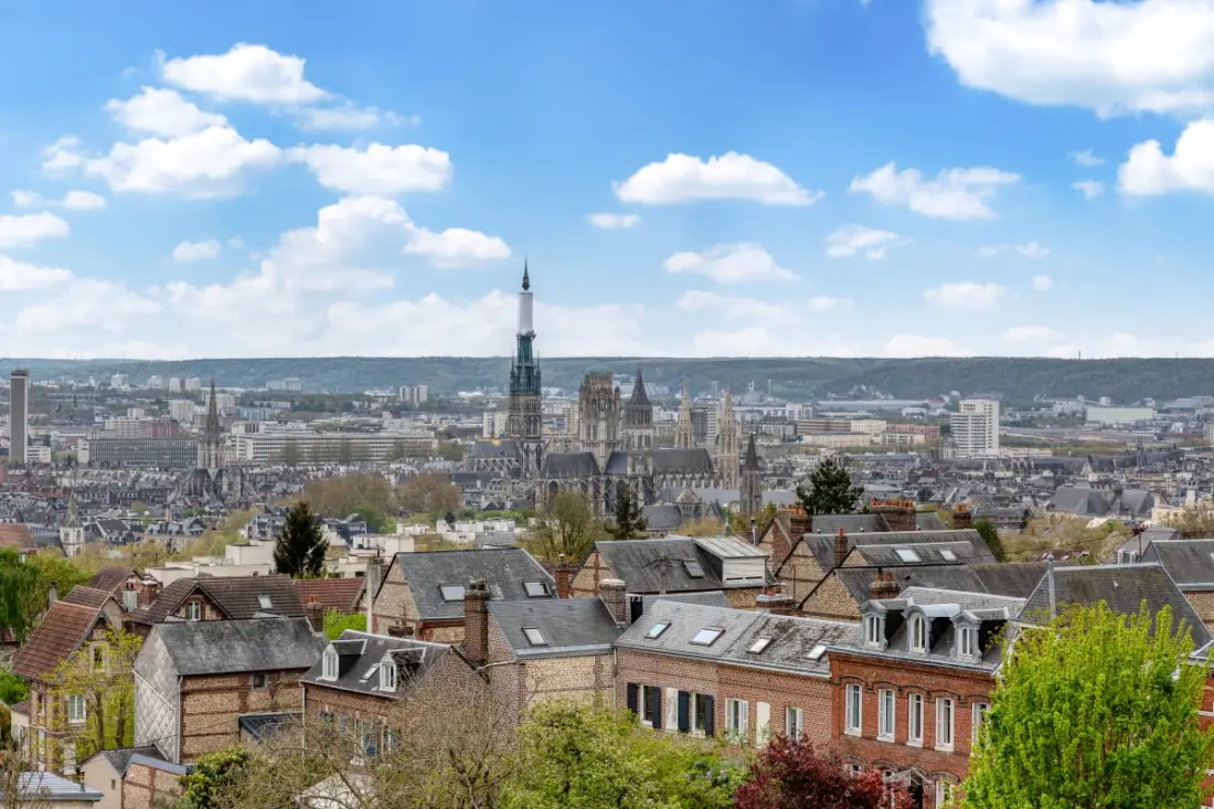 Les Agapanthes, Jolie Maison De Ville à Rouen  Avec Extérieur, Terrasse