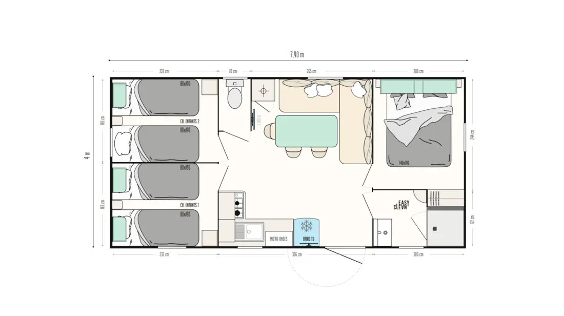 Flower Camping Le Nauzan Plage 4 étoiles★★★★