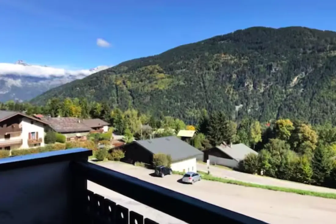 Nidamis Au Pied Des Pistes Vue Massif Mont-blanc