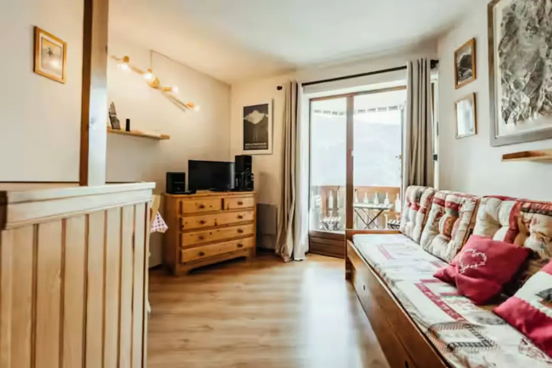 Studio Cosy Avec Balcon Vue Mont-blanc
