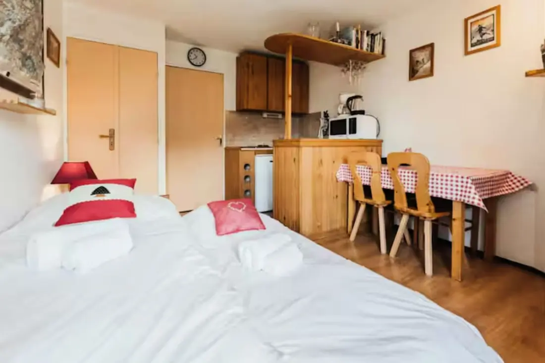 Studio Cosy Avec Balcon Vue Mont-blanc