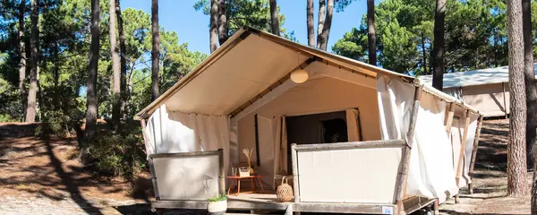 Campingplatz Campole Les Tourterelles **** - Strand von Saint Girons