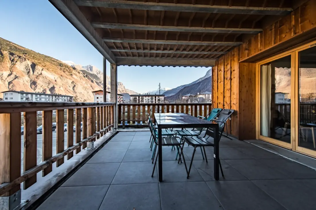 Résidence Refuge Des Cimes | Terrasse, Vue Montagne