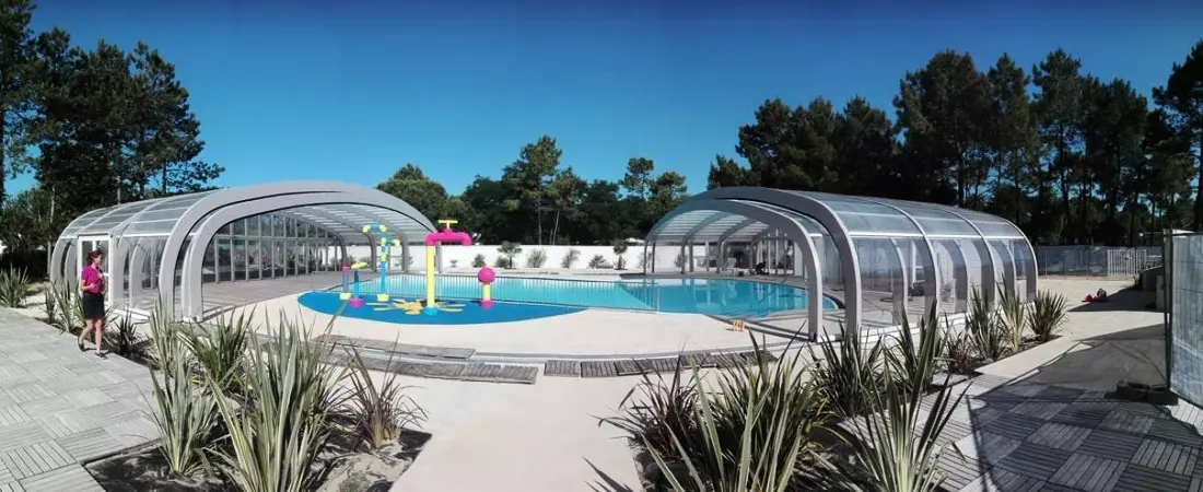 Mobil-home 6 personnes accès piscine et espace aquatique