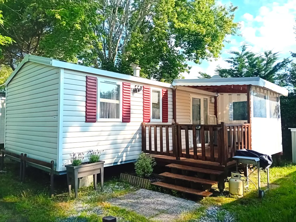Mobil-home 6 personnes accès piscine et espace aquatique