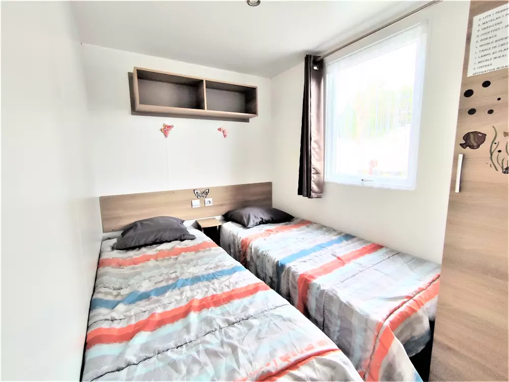 Mobil-home 6 personnes accès piscine et espace aquatique