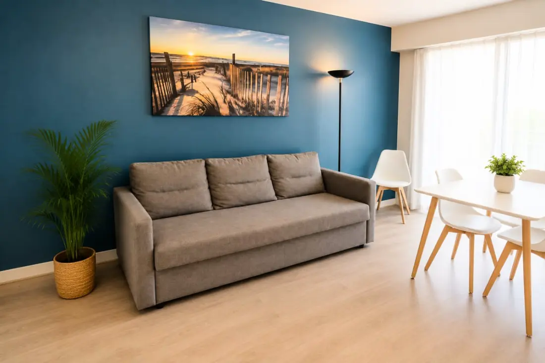 Appartement Avec Balcon, Proche Plage Et Centre