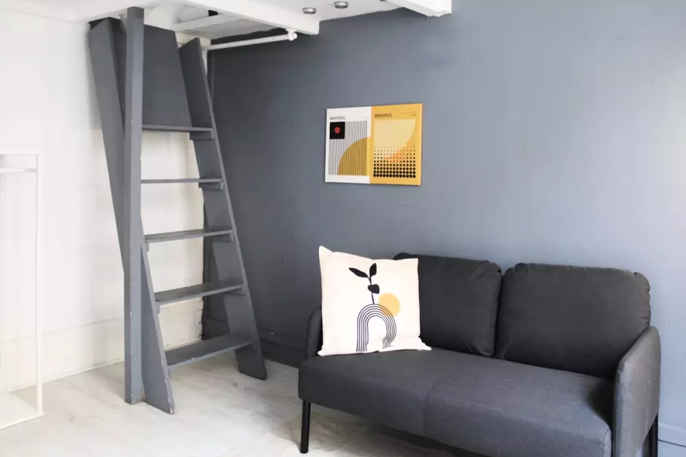 Beau Studio Mezzanine Dans Le Centre-ville