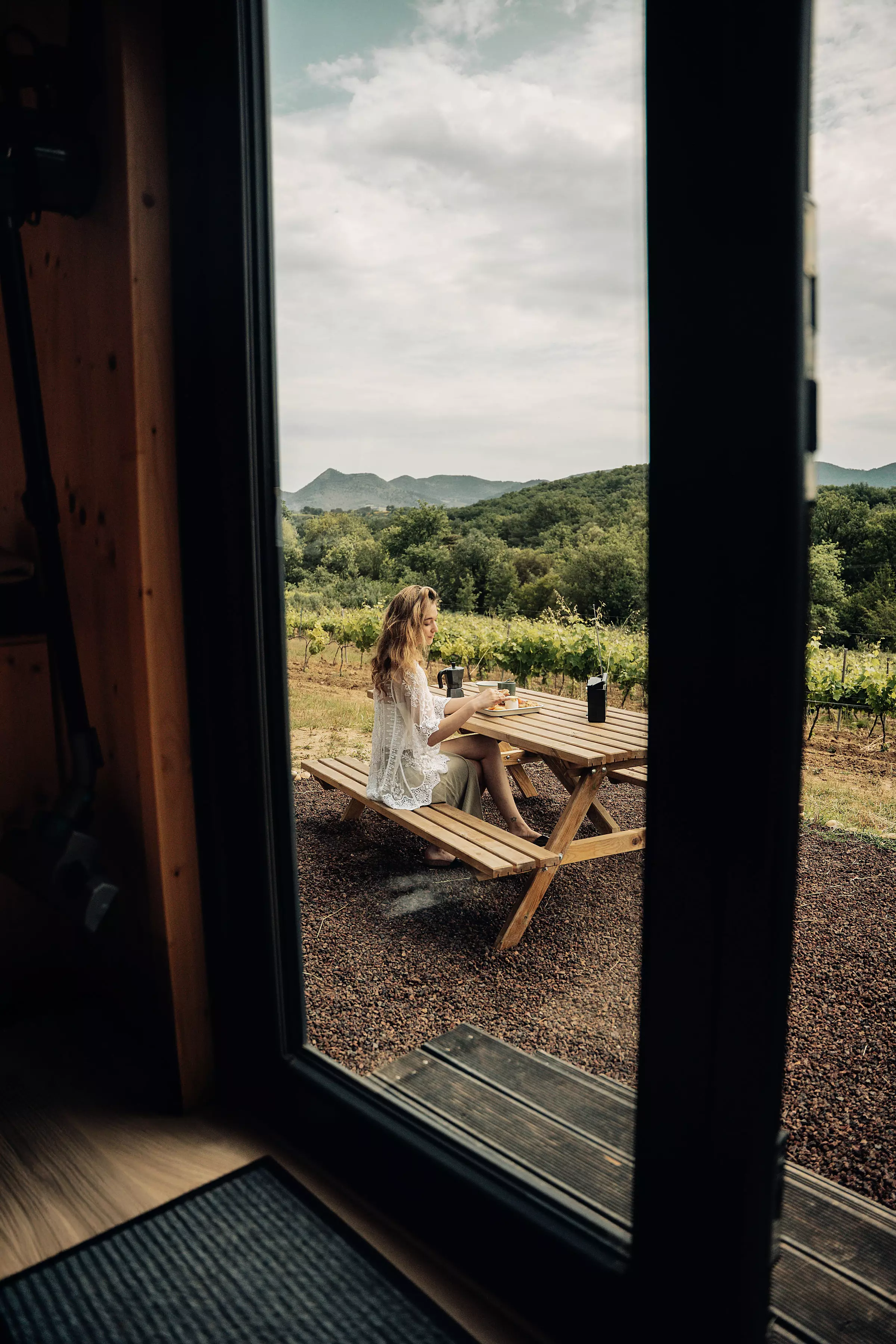 Tiny House-Domaine Bernard : domaine viticole avec vue sur le mont Ventoux - 5