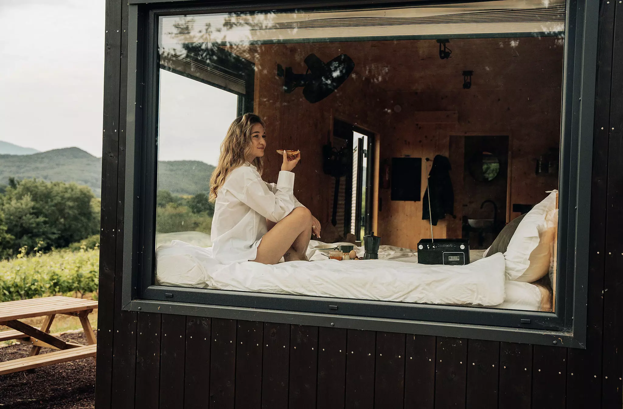 Tiny House-Domaine Bernard : domaine viticole avec vue sur le mont Ventoux - 3