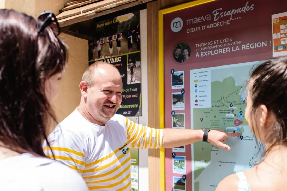Camping maeva Escapades Coeur d'Ardèche 4 étoiles★★★★