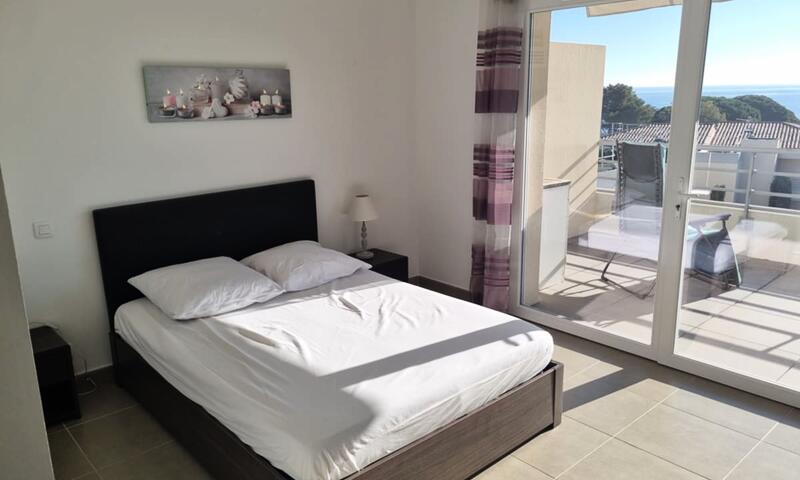Apt Magnifique Vue Mer, 80m Plage à Pied, Piscine - - Sainte-Maxime - 11