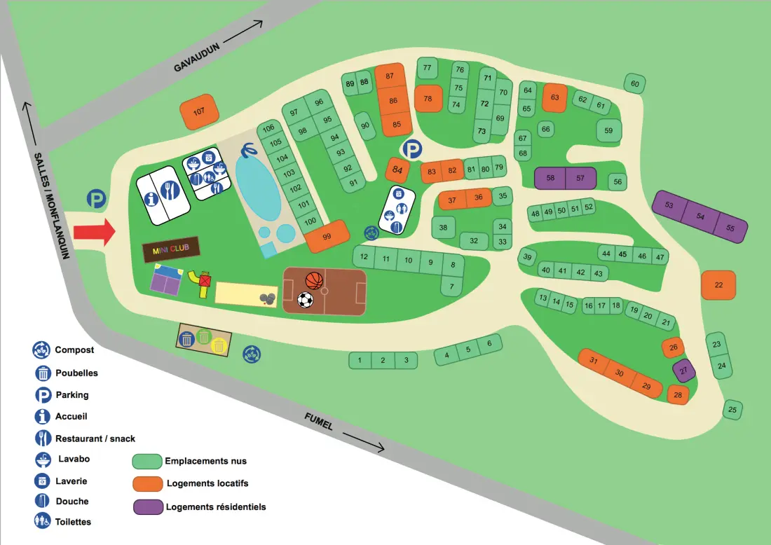 Camping des Bastides 4 étoiles★★★★