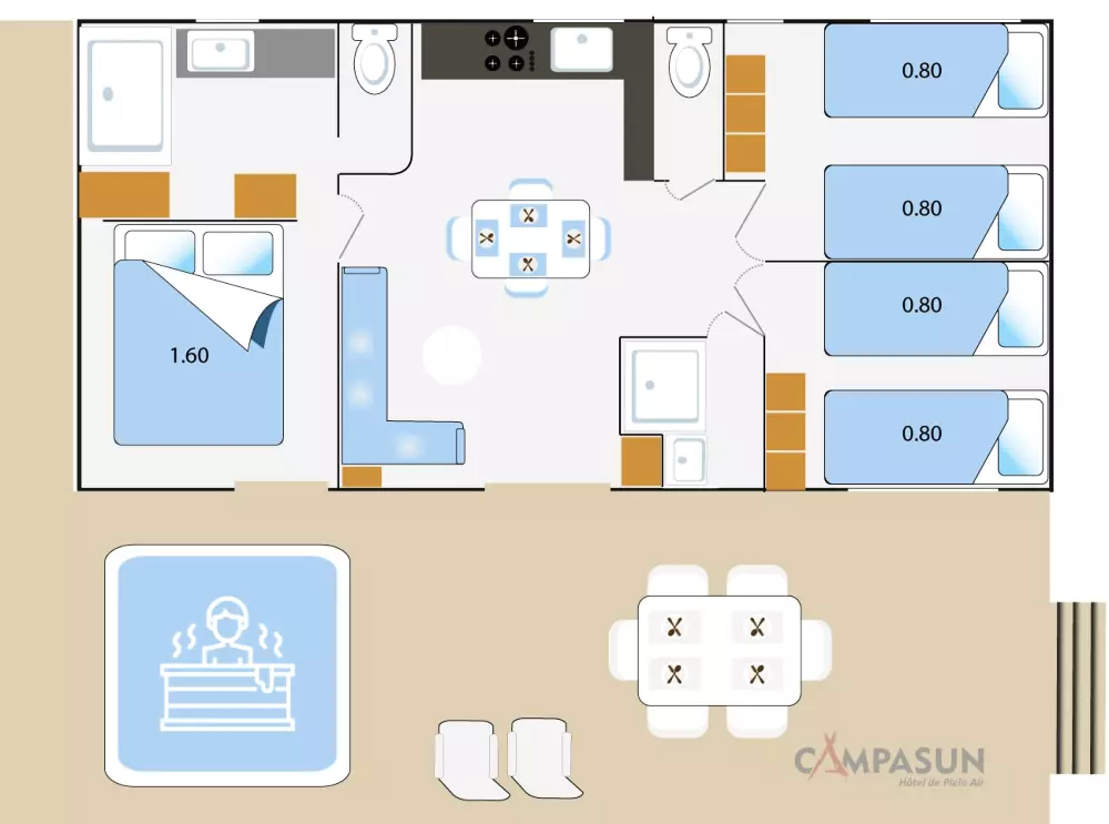 Campasun Camping Mas de Pierredon 5 étoiles★★★★★